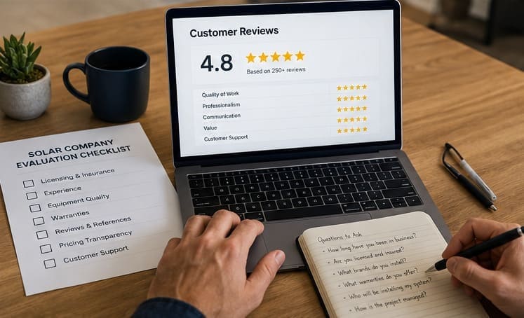 review local solar panel companies